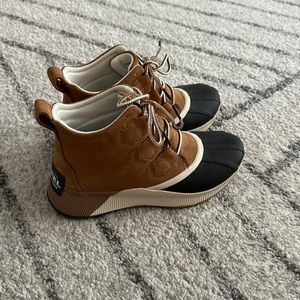 Worn twice. Like new waterproof out and about Sorel boots.